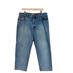 Vintage Nevada Light Wash 100% Cotton Cropped Jeans 38